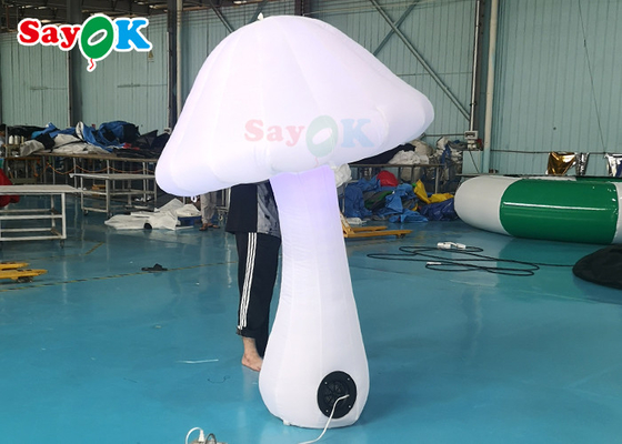 Décoration gonflable géante de champignon de pleine couleur d'impression avec le ventilateur