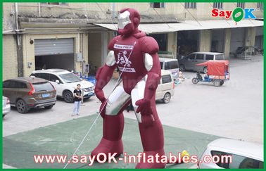 Robot gonflable durable gonflable Iron Man / Spider Man personnage de dessin animé Héros pour l'événement