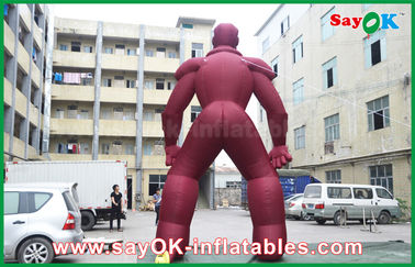 Héros gonflable durable de personnage de dessin animé d'homme d'Iron Man/araignée pour l'événement