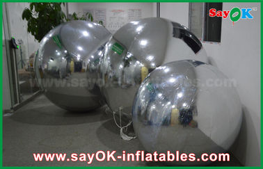 style serré de joint de miroir de PVC de 0.6mm de boule d'argent de ballon d'air gonflable de décoration
