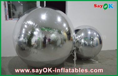 style serré de joint de miroir de PVC de 0.6mm de boule d'argent de ballon d'air gonflable de décoration
