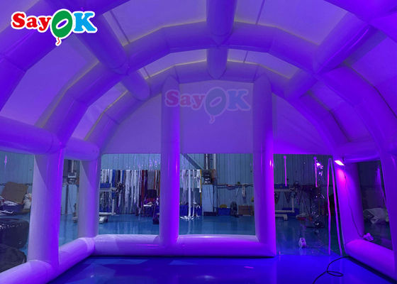 Tente de maison gonflable 0,55 mm Pvc Tente gonflable à air clair dôme hermétique Pour couverture de piscine