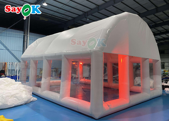 dôme hermétique clair de tente gonflable d'air de PVC de 0.55Mm pour la couverture de piscine