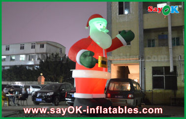 Danseur gonflable gonflable Festeval Decoration Santa Claus Red Color For Event d'air d'homme grand gonflable