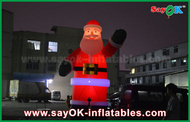 Danseur gonflable gonflable Festeval Decoration Santa Claus Red Color For Event d'air d'homme grand gonflable