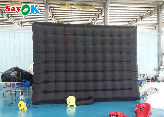 Tente cube gonflable pour les soirées de camping Tente LED gonflable avec ventilateur