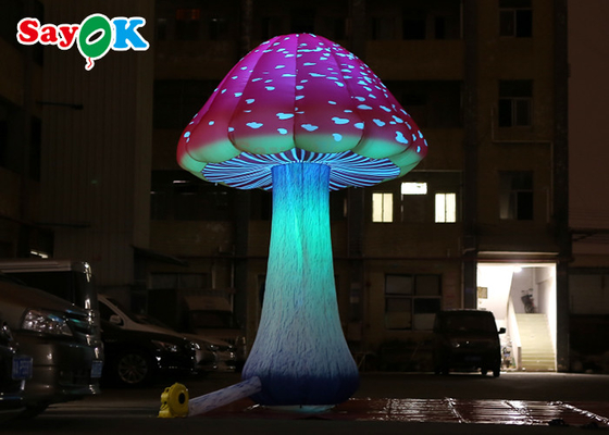 190T modèle de allumage gonflable de la publicité de décoration du tissu 4m de champignon enflé en nylon d'air