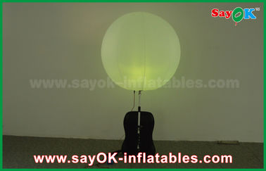 Boule gonflable en nylon protégeant du vent de sac à dos de décoration d'éclairage avec la lumière de LED pour la publicité