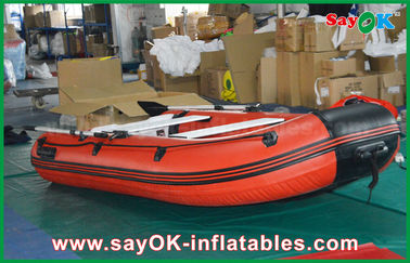 kayak gonflable de canoë-kayak de personne du plancher 4-6 d'alliage d'aluminium de bateaux de PVC de 0.9mm