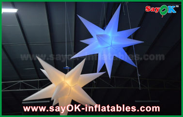 le diamètre de 1.5m accrochent le ballon gonflable d'étoile de décellulation avec le changement de couleur claire de LED
