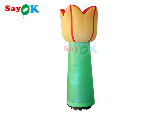 Fleur gonflable géante de 3d LED allumant la modélisation de la publicité de Toy Custom Plant Fungus Flower