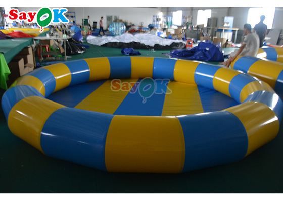 Les piscines gonflables de l'air fortement 6m pour des enfants ont adapté la couleur aux besoins du client