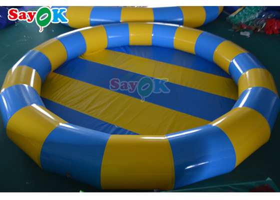Les piscines gonflables de l'air fortement 6m pour des enfants ont adapté la couleur aux besoins du client