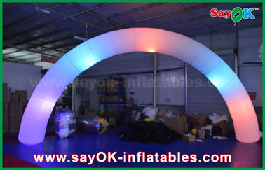 Porte gonflable de manière de voûte de la voûte 63cm DIA Nylon Cloth Inflatble Lighting d'arc-en-ciel pour la décoration