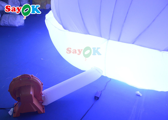 coquillage mené gonflable LED d'étape de 4m de tissu gonflable géant de Shell Oxford pour la partie