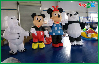 Souris Minnie personnalisée Panda de Noël gonflable / Souris en forme de parc d'attractions