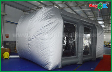 Cabine de jet gonflable gonflable imperméable de la tente d'air de Cutomized de tente gonflable de travail/PVC pour la peinture au pistolet de voiture