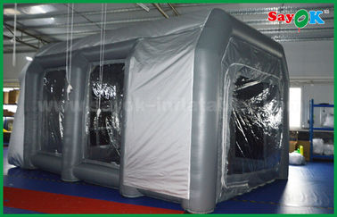 Tente gonflable Grey Large Inflatable Tent Drive de garage - dans la cabine gonflable de peinture de jet de poste de travail avec le filtre