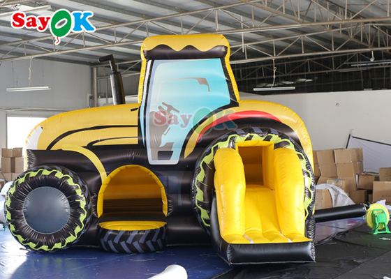 Digital imprimant la Chambre gonflable de rebond de tracteur avec la boule Pit Pool Blow Up Bouncer
