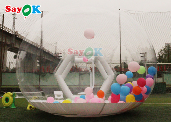 Les ballons gonflables bouillonnent pièce claire de bulle de tente de dôme de famille de bulle transparente de noce pour camper
