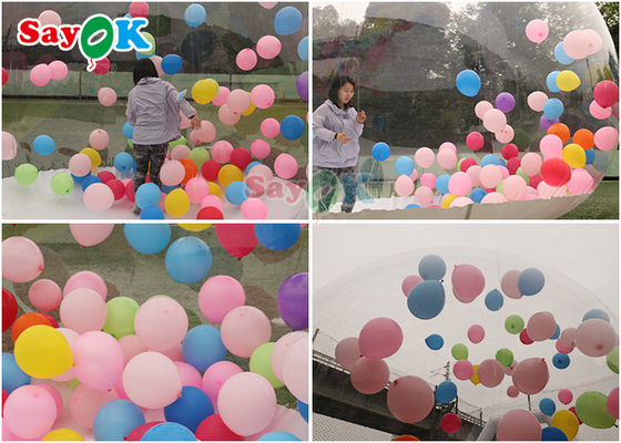 Tente gonflable de bulle de dôme d'igloo clair de partie d'enfants pour louer la maison gonflable de ballons de bulle de cristal
