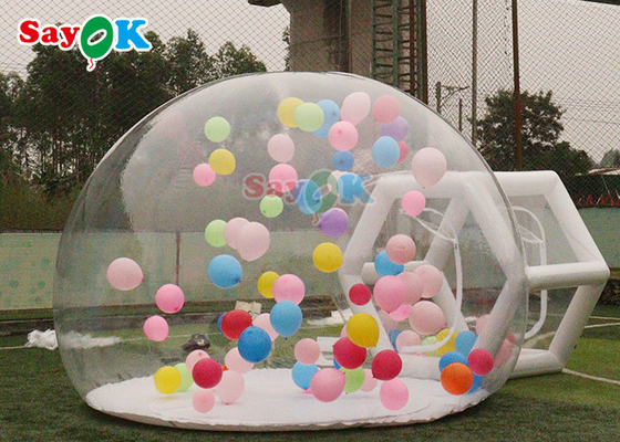 Les ballons gonflables bouillonnent pièce claire de bulle de tente de dôme de famille de bulle transparente de noce pour camper