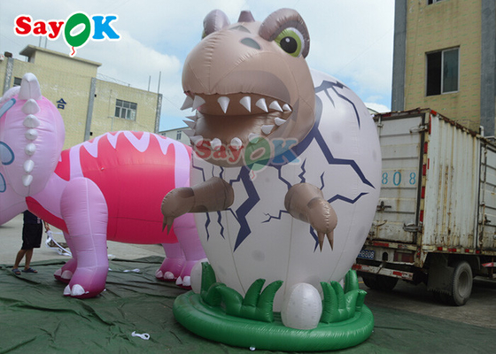 dinosaure géant gonflable de 4m pour la résistance de fête de vent de décoration