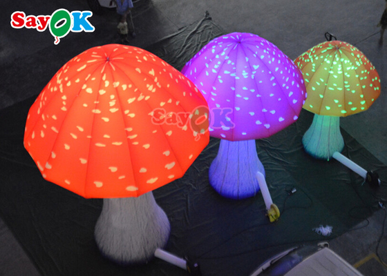 Décoration gonflable géante rouge d'événement de For Wonderland Party de modèle de champignon