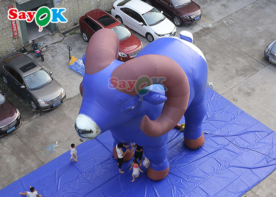 la publicité modèle de chèvre d'équitation de Balloons Custom Inflation d'animaux gonflables de chèvre de 7.5m