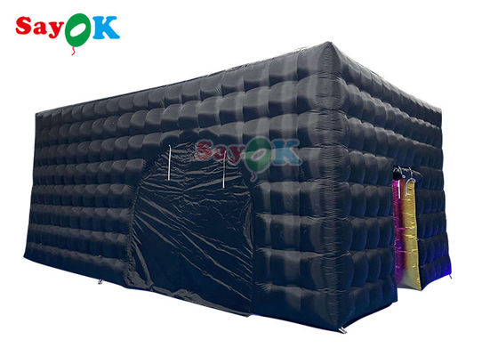 Publié dans les boîtes de nuit Tente cube gonflable Tente pneumatique en tissu oxford