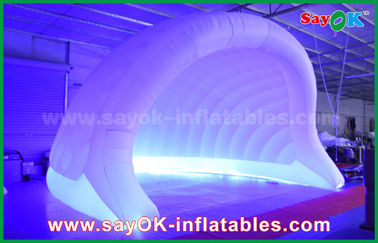 Tente gonflable d'igloo de famille de la tente 210D Oxford LED d'air de dôme gonflable gonflable de tente imperméable pour la partie