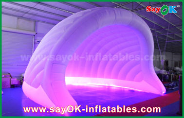 Tente gonflable d'igloo de famille de la tente 210D Oxford LED d'air de dôme gonflable gonflable de tente imperméable pour la partie