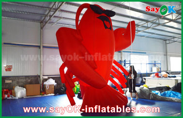 Festival gonflable géant d'écrevisses de homard de personnages de dessin animé pour la publicité