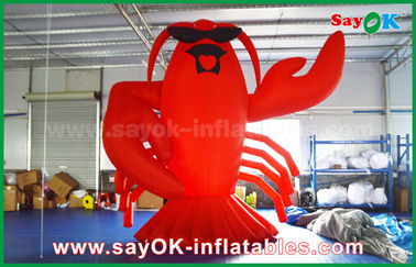 Festival gonflable géant d'écrevisses de homard de personnages de dessin animé pour la publicité