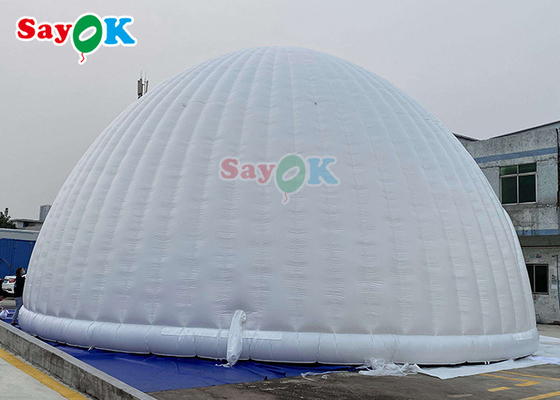 Tente gonflable géante de dôme de preuve de feu pour annoncer la structure gonflable de tente de dôme d'igloo
