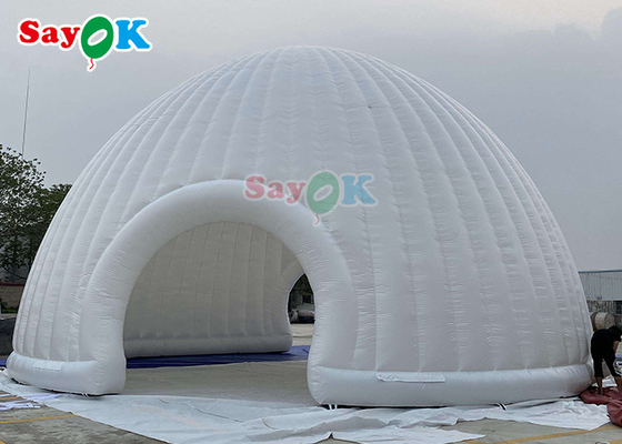 Tente gonflable géante de dôme de preuve de feu pour annoncer la structure gonflable de tente de dôme d'igloo