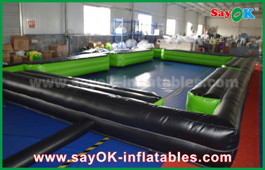 Noir gonflable de jeu de lancer du football/boules gonflables de la piscine 12 de Tableaux de Snookball jeux gonflables verts de sports