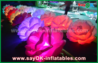 Chaîne de fleurs gonflable gonflable romantique de la décoration d'éclairage/LED Rose pour épouser