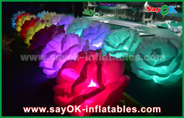 Chaîne de fleurs gonflable gonflable romantique de la décoration d'éclairage/LED Rose pour épouser