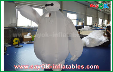 Costume gonflable de mascotte de Baymax/robot gonflable Baymax pour le parc d'attractions d'enfants
