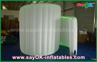 Fond gonflable lumineux mené gonflable blanc de cabine de photo de mur de Sprial de tente d'air de Kampa