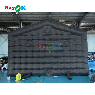 Éclairage portable LED Disco Tente de club de nuit mobile gonflable Cube Tente de fête gonflable Club de nuit à louer