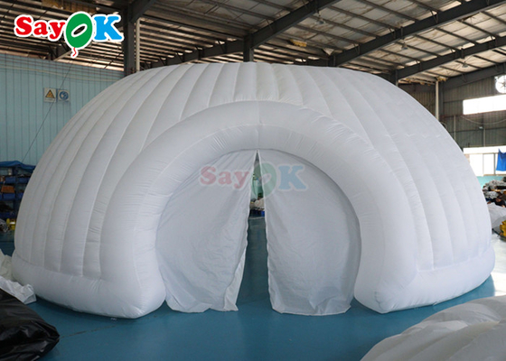 Tente blanche gonflable de mariage de dôme de panorama de tente de chapiteau gonflable de la publicité
