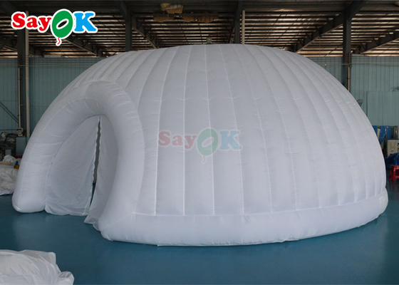 Tente blanche gonflable de mariage de dôme de panorama de tente de chapiteau gonflable de la publicité