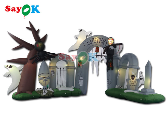 Halloween a mené la fête de vacances que le squelette de potiron étaye des lumières de Toy Holiday Inflatable Outdoor Model