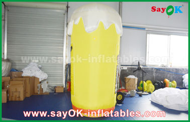 Tasse gonflable faite sur commande géante de bouteille à bière avec le tissu d'Oxford de ventilateur de la CE/UL