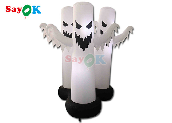 4Décorations d'Halloween gonflables de 3 pieds Modèle de fantômes Décoration d'Halloween avec lumière LED