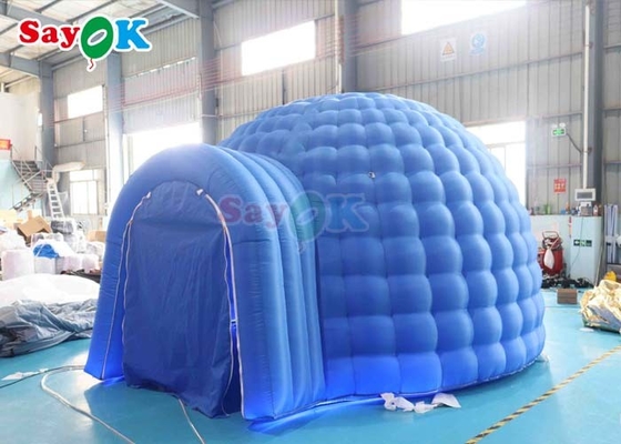 Structure de la publicité Tente pneumatique à LED lumière extérieure Camping Tente dôme