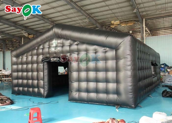 32.8FT Tente gonflable géante à air noir Portable Disco Mobile Club de nuit Tente gonflable de fête