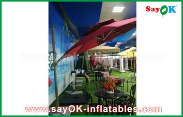 Sautez vers le haut du matériel en nylon en porte-à-faux du parapluie 190T de patio de Sun de jardin extérieur de plage de tente de plage